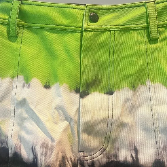 Authentic Valentino Green, White, and Black Men's Shorts - Picture 5 of 11
